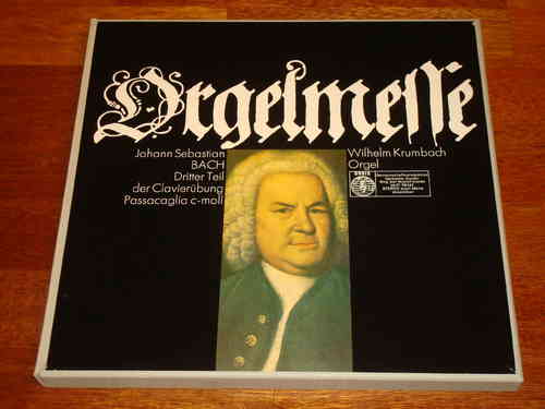 Bach - Orgelmesse - Clavierübung Teil 3 - Krumbach ( Orgel ) - Harmonia Mundi Orbis 3 LP Box