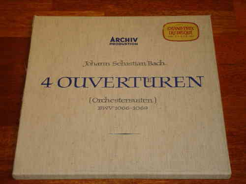 Bach - 4 Orchestersuiten - 4 Suites for Orchestra - Richter - Archiv 2 LP Leinen-Box Boxed STEREO