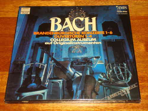 Bach - Brandenburg Concertos & Overtures - Collegium Aureum - Harmonia Mundi 4 LP Box