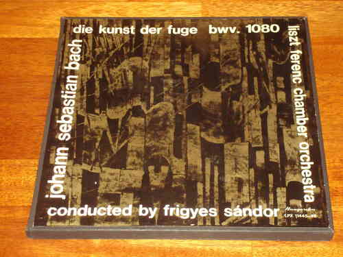 Bach - Die Kunst der Fuge - The Art of the Fugue - Frigyes Sandor - Hungaroton 2 LP Box