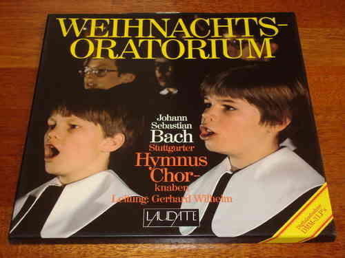 Bach - Weihnachtsoratorium Christmas Oratorio - Stuttgarter Hymnus Chorknaben Wilhelm - Laudate 3 LP