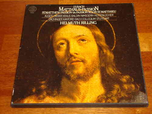 Bach - Matthäus-Passion - St.Matthew Passion - Rilling - CBS Masterworks 4 LP