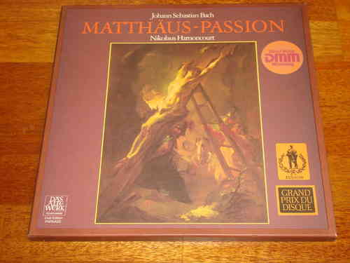 Bach - Matthäus-Passion - St. Matthew Passion - Harnoncourt - Telefunken Das Alte Werk 4 LP Box