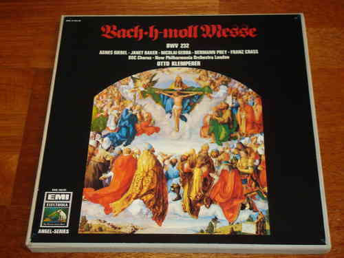 Bach - Messe in H-Moll - Mass in B minor - Klemperer - Angel Series 3 LP Box ED1