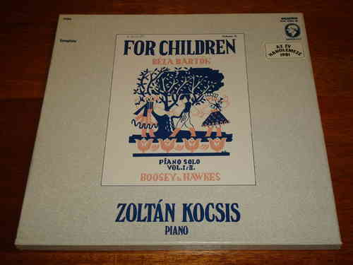 Bartok For Children Für Kinder Zoltan Kocsis Piano Hungaroton 2 LP Box