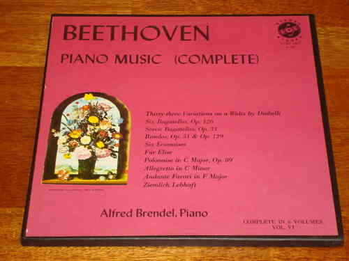 Beethoven - Piano Music Vol.6 Diabelli Variationen Bagatellen - Alfred Brendel - Vox US 3 LP Box