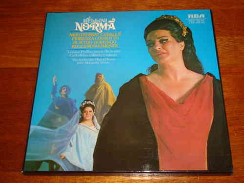 Bellini - Norma - Montserrat Caballe Placido Domingo Cossotto Cillario - RCA UK 3 LP Box
