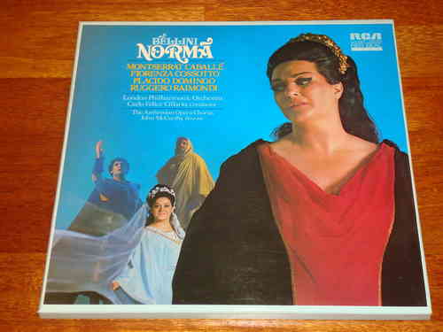 Bellini - Norma - Montserrat Caballe Placido Domingo Cossotto Cillario - RCA 3 LP Box
