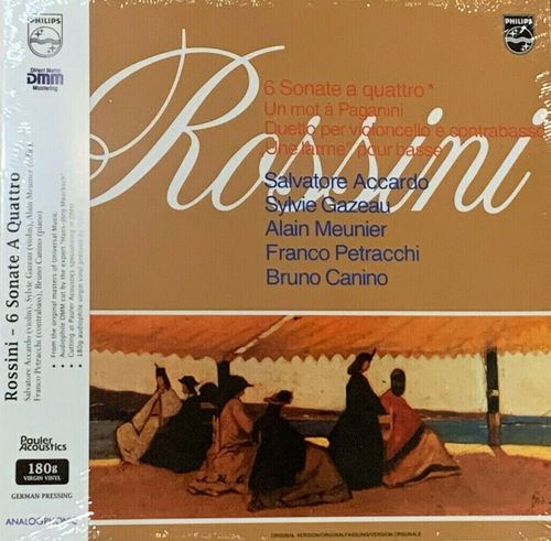 Rossini 6 Sonate a quattro Salvatore Accardo Philips 2 LP