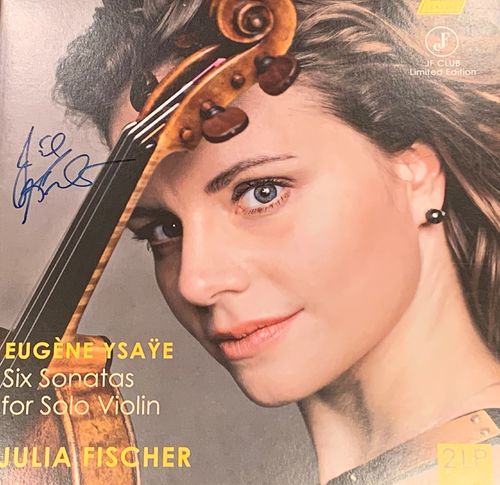 Ysaye 6 Sonaten für Violine solo Julia Fischer 2LP signiert