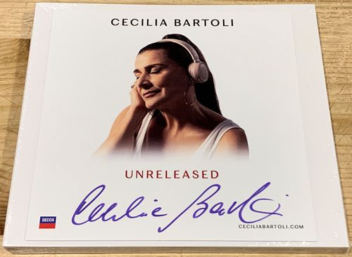 SIGNED Cecilia Bartoli Unreleased Decca CD Limited Edition