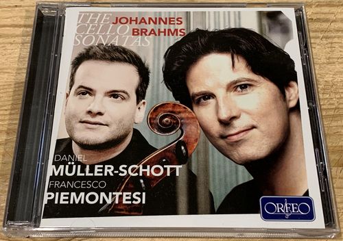 SIGNED Daniel Müller-Schott Brahms Cello Sonatas Orfeo CD