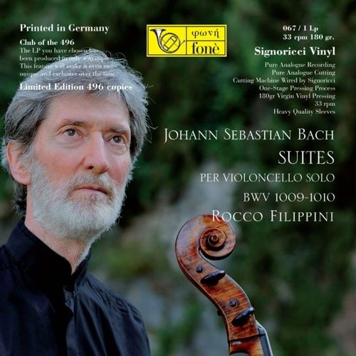 Bach Cellosuiten Nos.3 & 4 Rocco Filippini Fone 180g LP