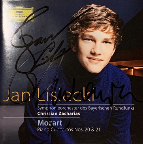 SIGNIERT Jan Lisiecki Christian Zacharias Mozart Konzerte CD