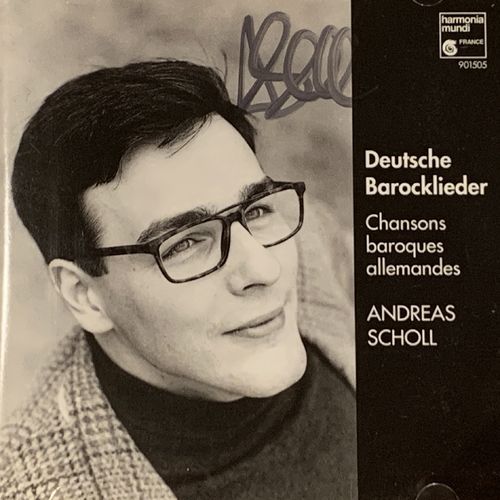 SIGNIERT Andreas Scholl Deutsche Barocklieder HM CD