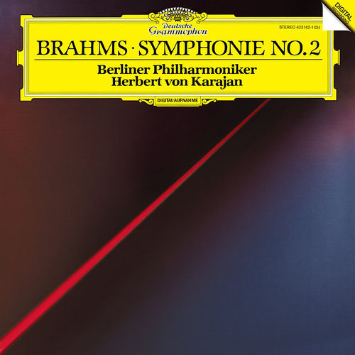Brahms Symphonie No.2 Karajan DG Analogphonic LP 423142-1
