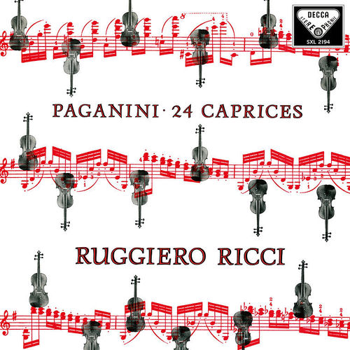 Paganini 24 Capricci Ruggiero Ricci Decca Analogphonic 2LP