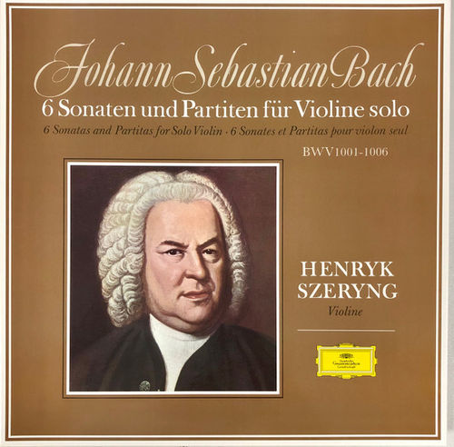 Bach Sonaten und Partiten für Violine solo SZERYNG DG 3LP Box