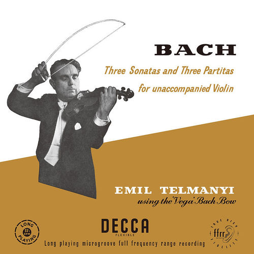 Bach Partitas and Sonatas for Solo Violin Telmanyi Decca 3LP