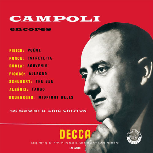 Alfredo Campoli Encores & Encores No.2 Decca Analogphonic LP