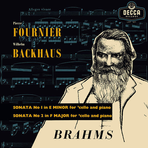 Brahms Cello Sonatas Fournier Backhaus Decca Analogphonic LP