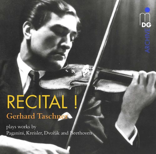 Gerhard Taschner Recital! Violin Recital MDG LP